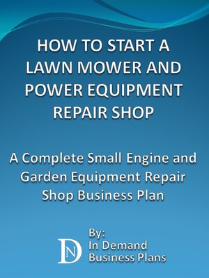 cover image of How to Start a Lawn Mower Repair Shop